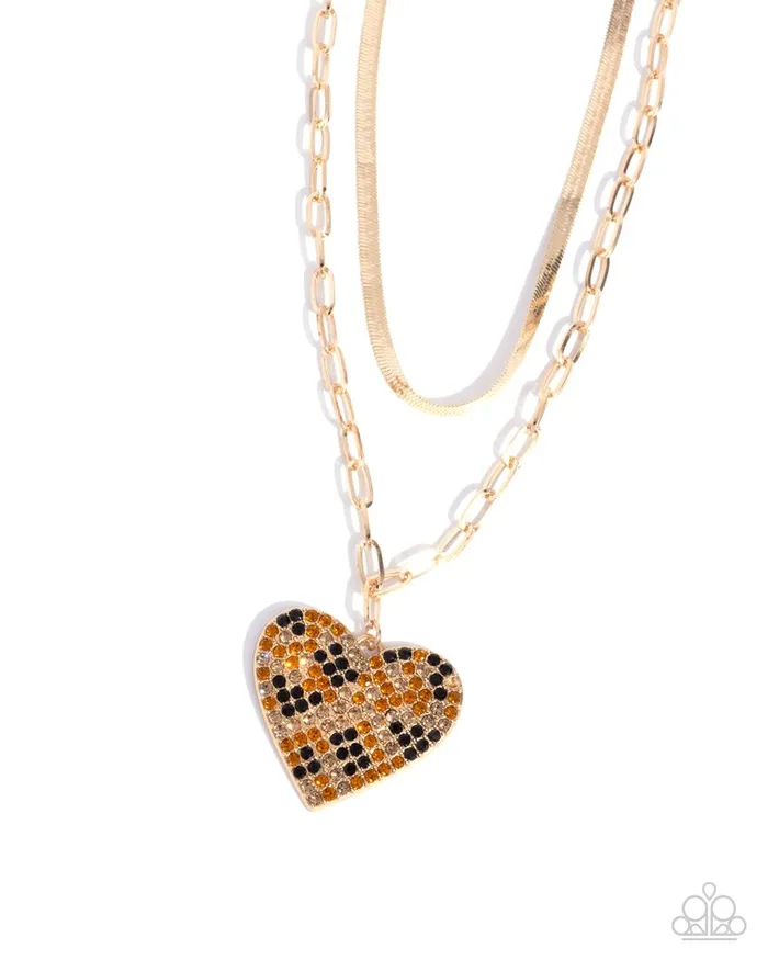 Necklaces Paparazzi Jewelry Paparazzi Necklace Cheetah Class Brown Necklaces Paparazzi Jewelry Paparazzi Necklace Cheetah Class Brown