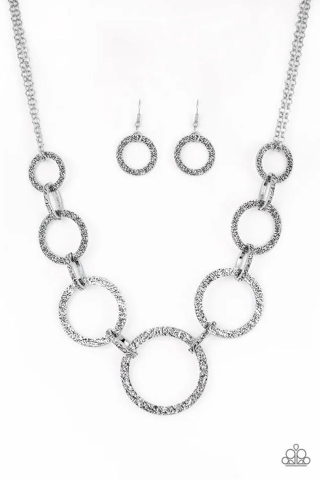 Necklaces Paparazzi Jewelry Paparazzi Necklace City Circus Silver