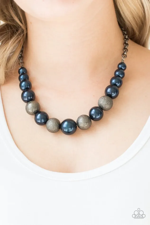 Necklaces Paparazzi Jewelry Paparazzi Necklace Color Me CEO Blue