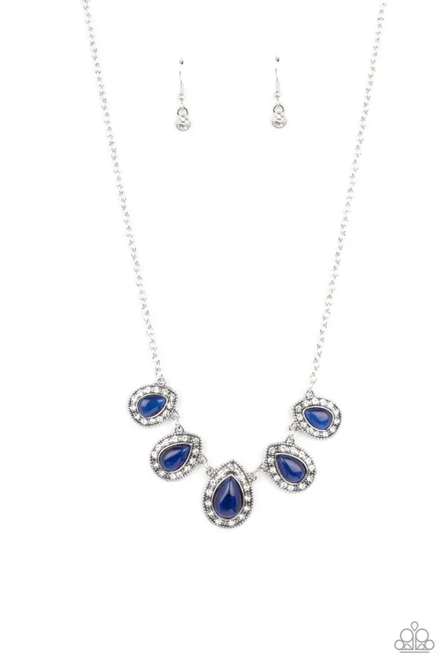 Necklaces Paparazzi Jewelry Paparazzi Necklace Everlasting Enchantment Blue Necklaces Paparazzi Jewelry Paparazzi Necklace Everlasting Enchantment Blue