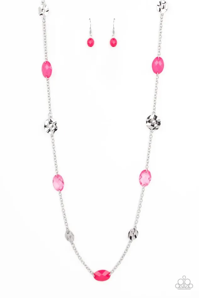 Necklaces Paparazzi Jewelry Paparazzi Necklace Glossy Glamorous Pink Necklaces Paparazzi Jewelry Paparazzi Necklace Glossy Glamorous Pink