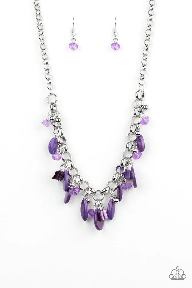 Necklaces Paparazzi Jewelry Paparazzi Necklace I Want To SEA The World Purple