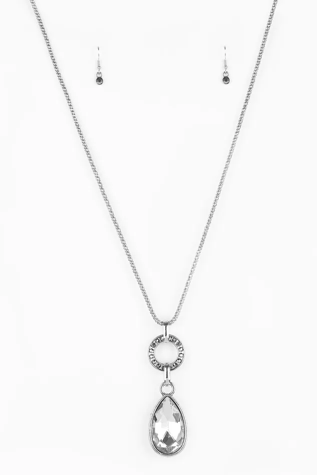 Necklaces Paparazzi Jewelry Paparazzi Necklace Lookin Like A Million Silver