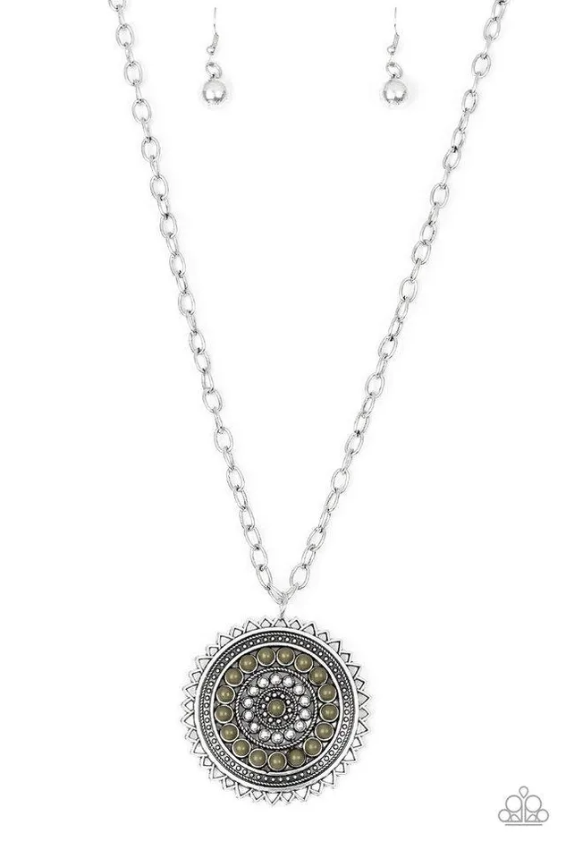 Necklaces Paparazzi Jewelry Paparazzi Necklace Lost SOL Green