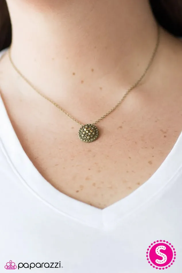 Necklaces Paparazzi Jewelry Paparazzi Necklace Night Stars Brass