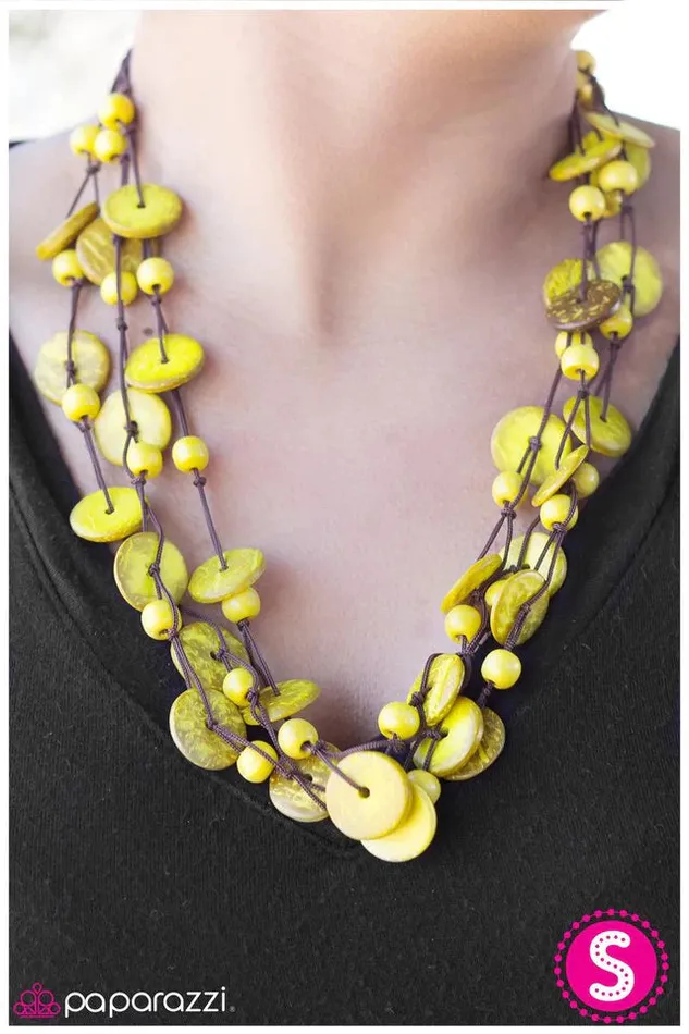 Necklaces Paparazzi Jewelry Paparazzi Necklace Of Your Own AcCORD Yellow