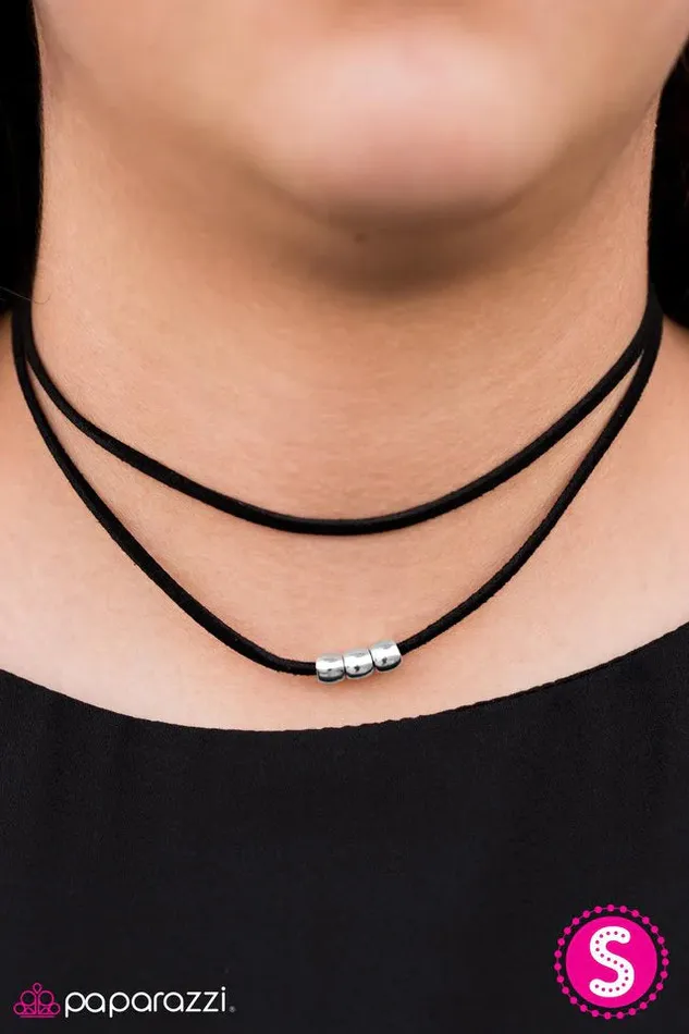 Necklaces Paparazzi Jewelry Paparazzi Necklace Out Of Bounds Black