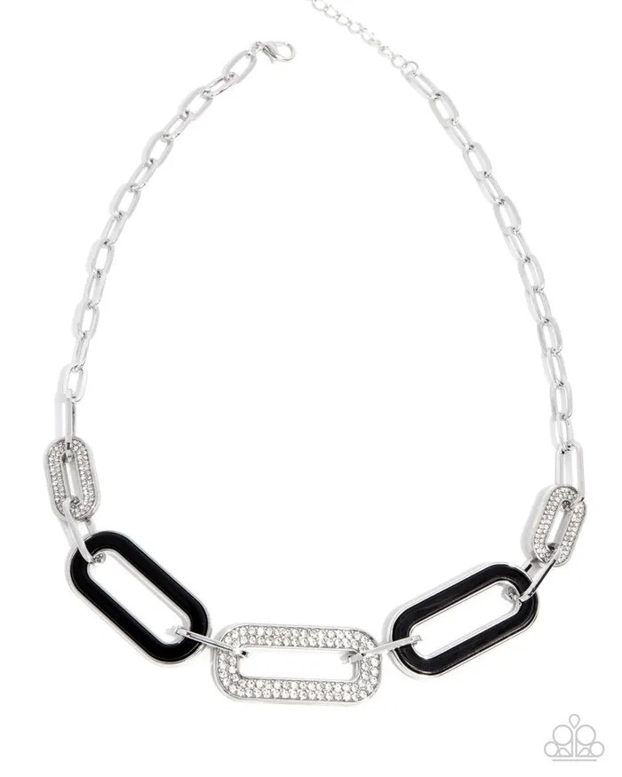 Necklaces Paparazzi Jewelry Paparazzi Necklace Painted Paladin Black Necklaces Paparazzi Jewelry Paparazzi Necklace Painted Paladin Black