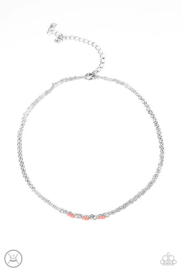 Necklaces Paparazzi Jewelry Paparazzi Necklace Retro Rainbow Orange