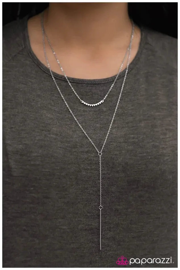 Necklaces Paparazzi Jewelry Paparazzi Necklace Save The Drama For Your Mama Silver