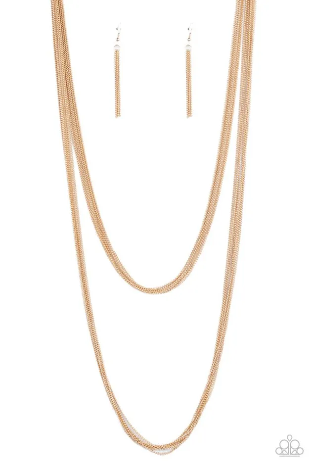 Necklaces Paparazzi Jewelry Paparazzi Necklace Save Your TIERS Gold Necklaces Paparazzi Jewelry Paparazzi Necklace Save Your TIERS Gold
