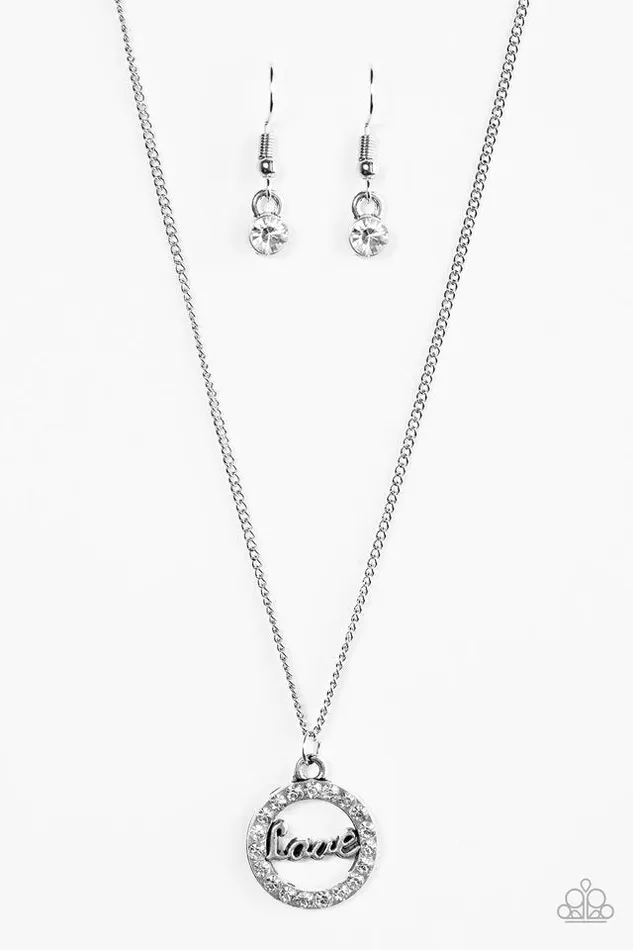 Necklaces Paparazzi Jewelry Paparazzi Necklace Show Me Some Love White