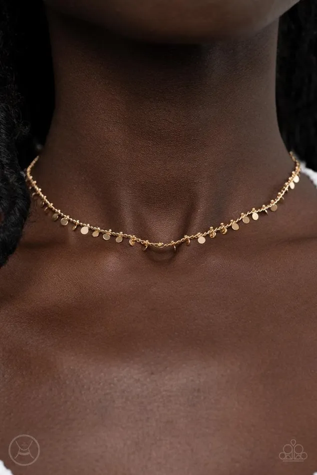 Necklaces Paparazzi Jewelry Paparazzi Necklace Spotlight Spunk Gold