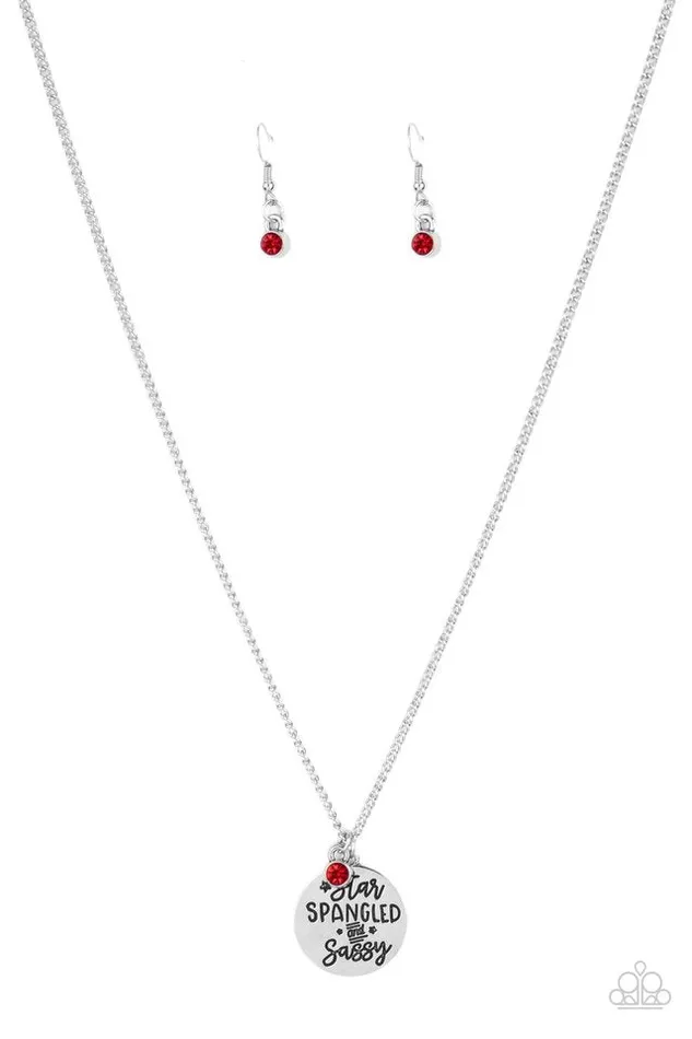 Necklaces Paparazzi Jewelry Paparazzi Necklace StarSpangled Sass Red Necklaces Paparazzi Jewelry Paparazzi Necklace StarSpangled Sass Red