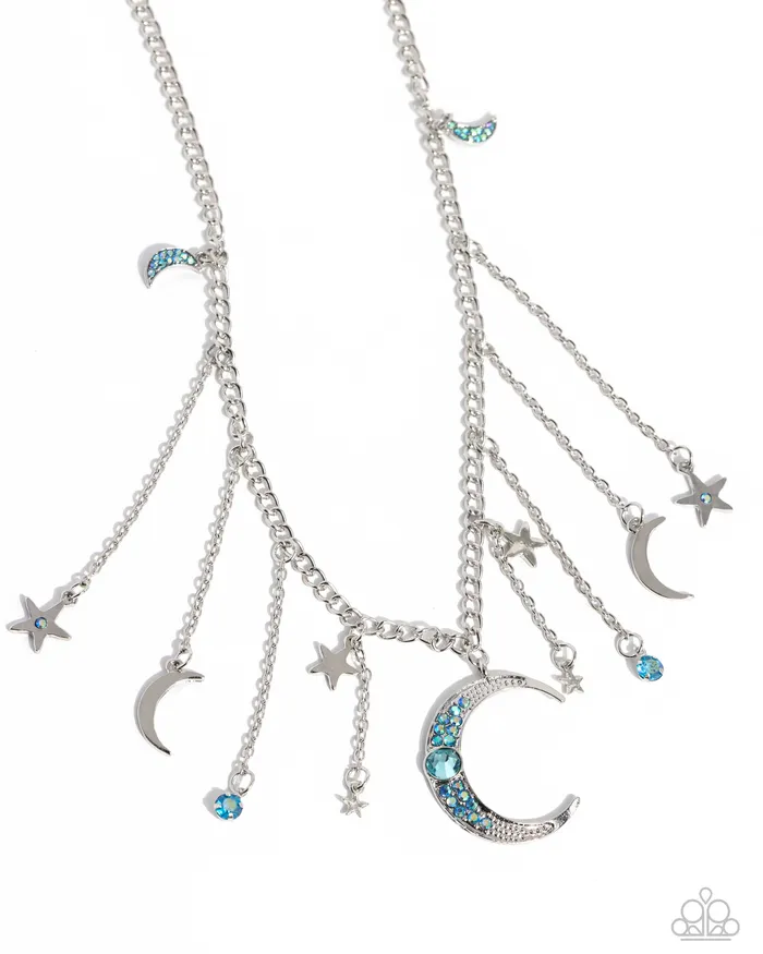 Necklaces Paparazzi Jewelry Paparazzi Necklace Stellar Selection Blue