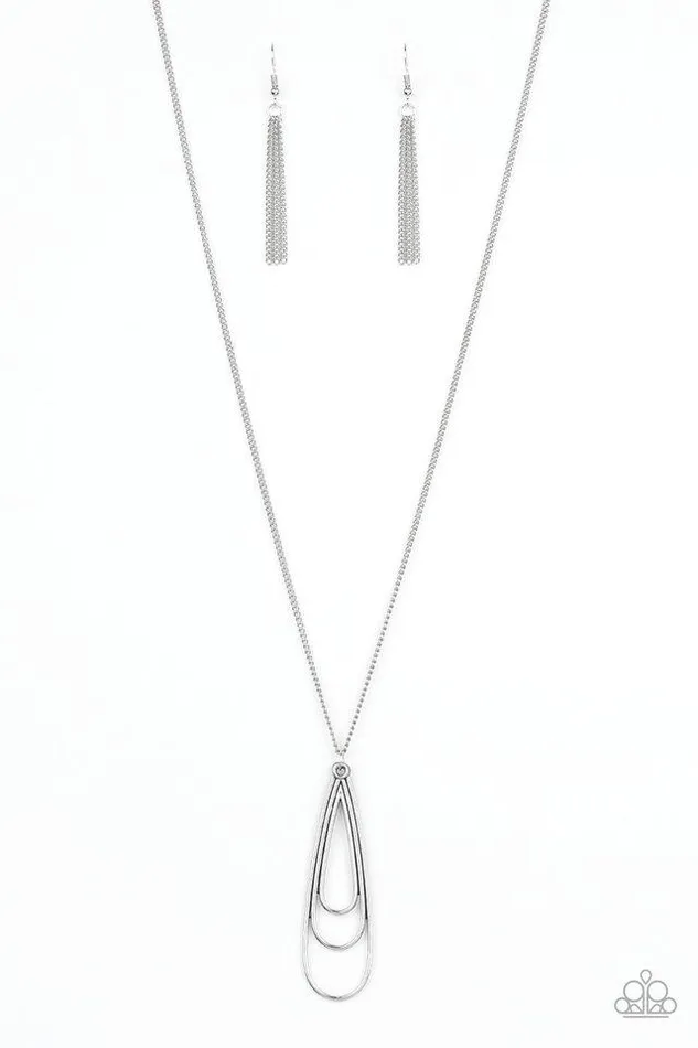 Necklaces Paparazzi Jewelry Paparazzi Necklace The Big Three Silver