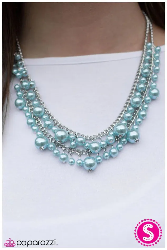 Necklaces Paparazzi Jewelry Paparazzi Necklace The Grand Banquet Blue