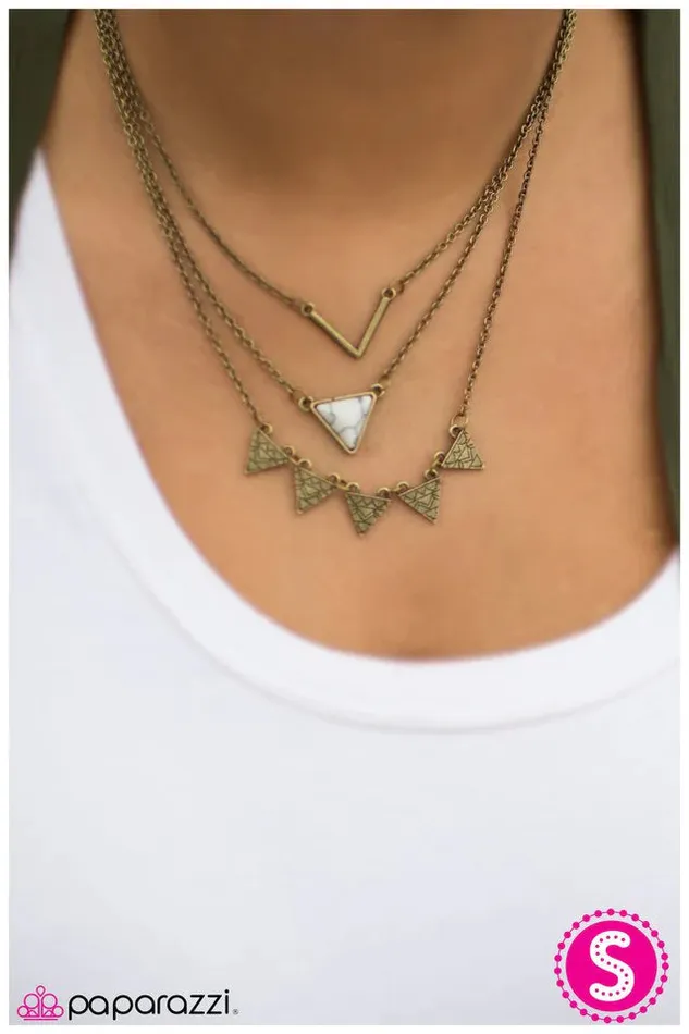 Necklaces Paparazzi Jewelry Paparazzi Necklace TRIbal Style Brass