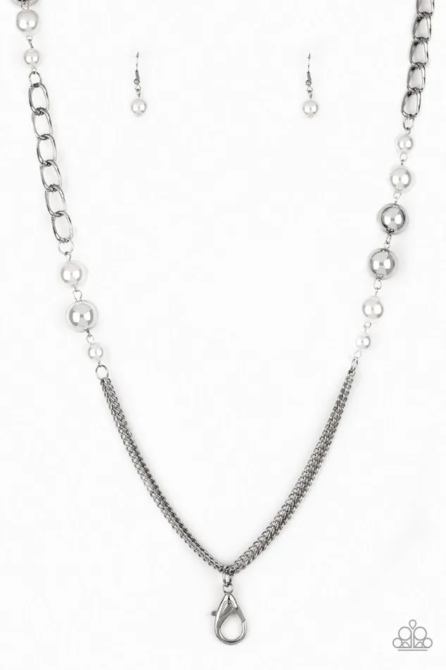 Necklaces Paparazzi Jewelry Paparazzi Necklace Uptown Talker White Necklaces Paparazzi Jewelry Paparazzi Necklace Uptown Talker White