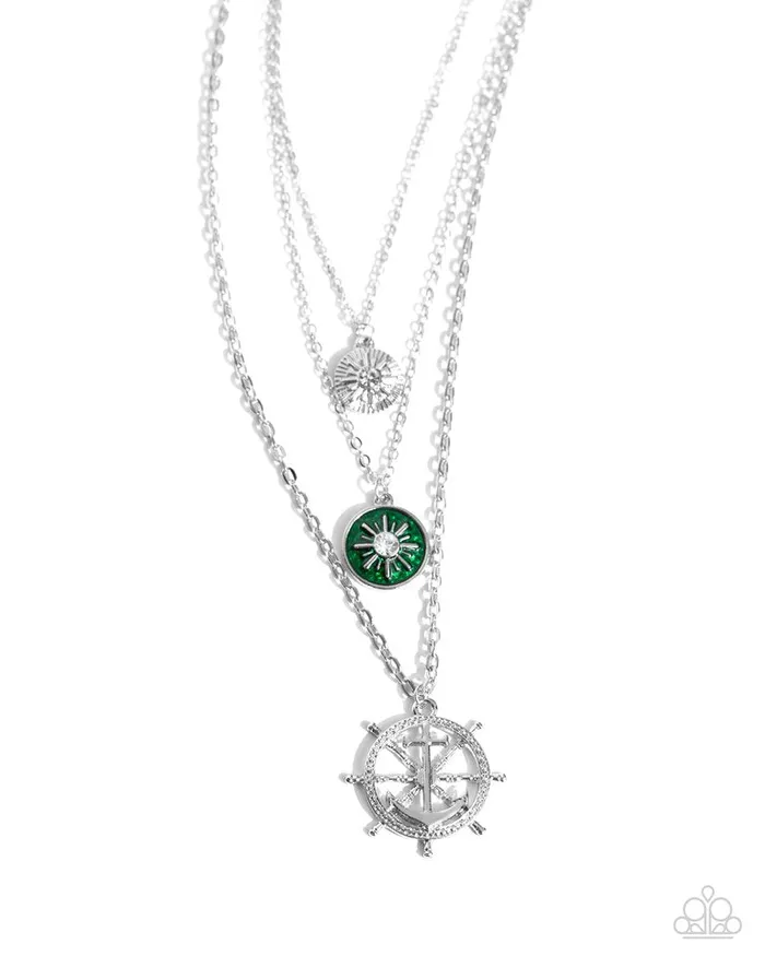 Necklaces Paparazzi Necklace Anchor Arrangement Green Paparazzi Jewelry Necklaces Paparazzi Necklace Anchor Arrangement Green Paparazzi Jewelry