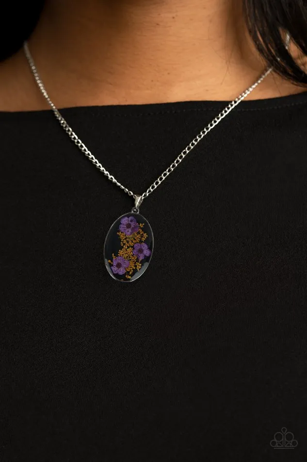 Necklaces Paparazzi Necklace Prairie Tea Party Purple Paparazzi Jewelry