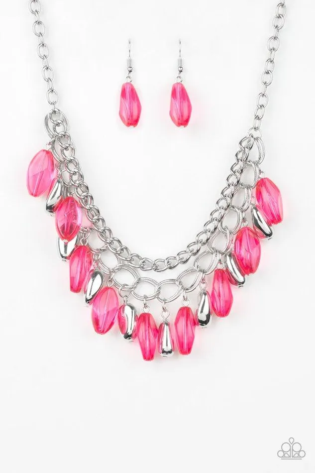 Necklaces Paparazzi Necklace Spring Daydream Pink Paparazzi Jewelry