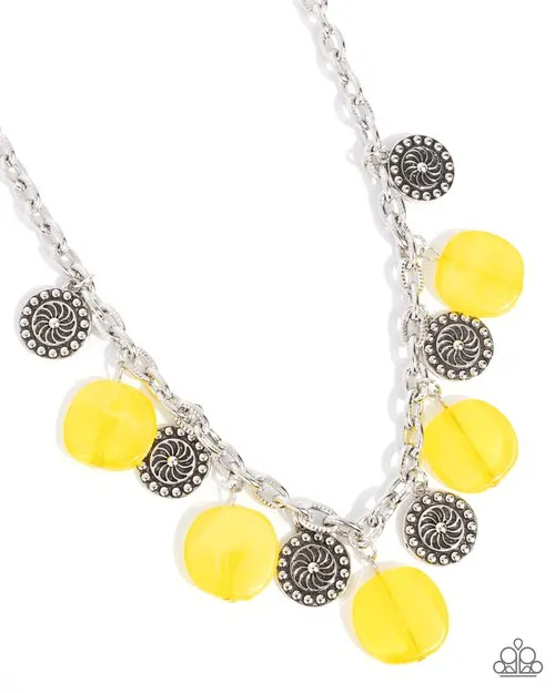 Necklaces Paparazzi Necklace Worthwhile Wheels Yellow Paparazzi Jewelry Necklaces Paparazzi Necklace Worthwhile Wheels Yellow Paparazzi Jewelry