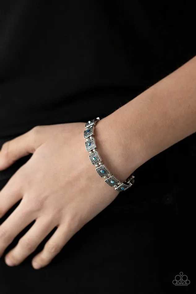 Paparazzi Bracelet Cosmic Conquest Blue Paparazzi Jewelry Bracelets