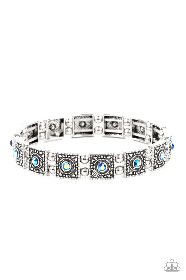 Paparazzi Bracelet Cosmic Conquest Blue Paparazzi Jewelry Bracelets Paparazzi Bracelet Cosmic Conquest Blue Paparazzi Jewelry Bracelets