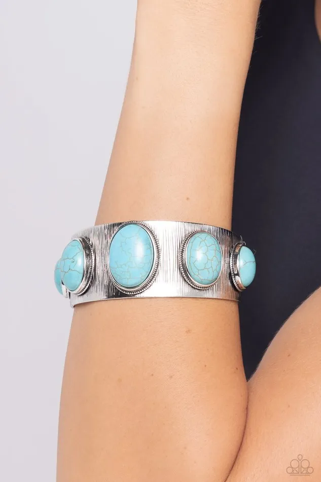 Paparazzi Bracelet Earthy Echo Blue Paparazzi Jewelry Bracelets