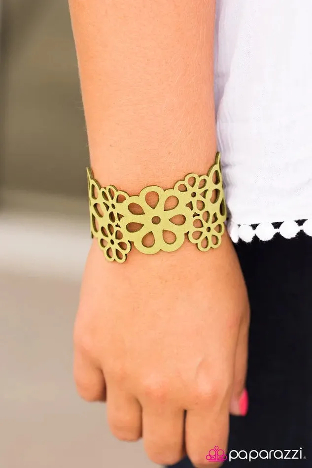 Paparazzi Bracelet Lifes A Garden Green Paparazzi Jewelry Bracelets