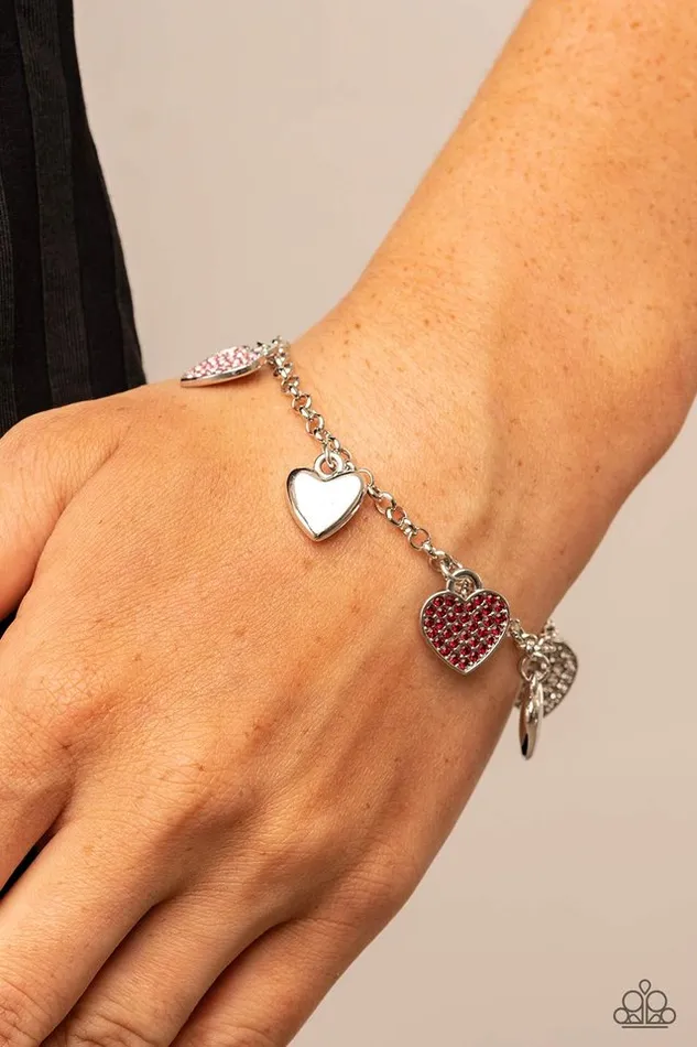 Paparazzi Bracelet Lusty Lockets Multi Paparazzi Jewelry Bracelets