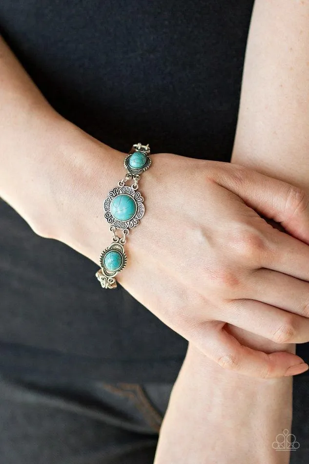 Paparazzi Bracelet Serenely Southern Blue Paparazzi Jewelry Bracelets