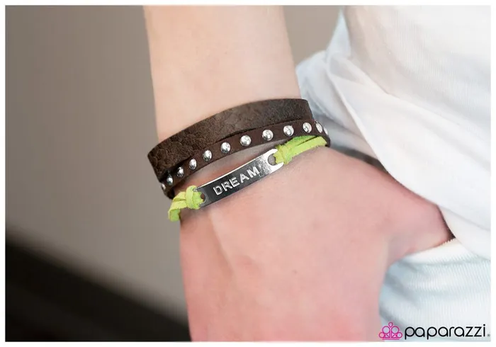 Paparazzi Bracelet Sweet Dreams Green Paparazzi Jewelry Bracelets
