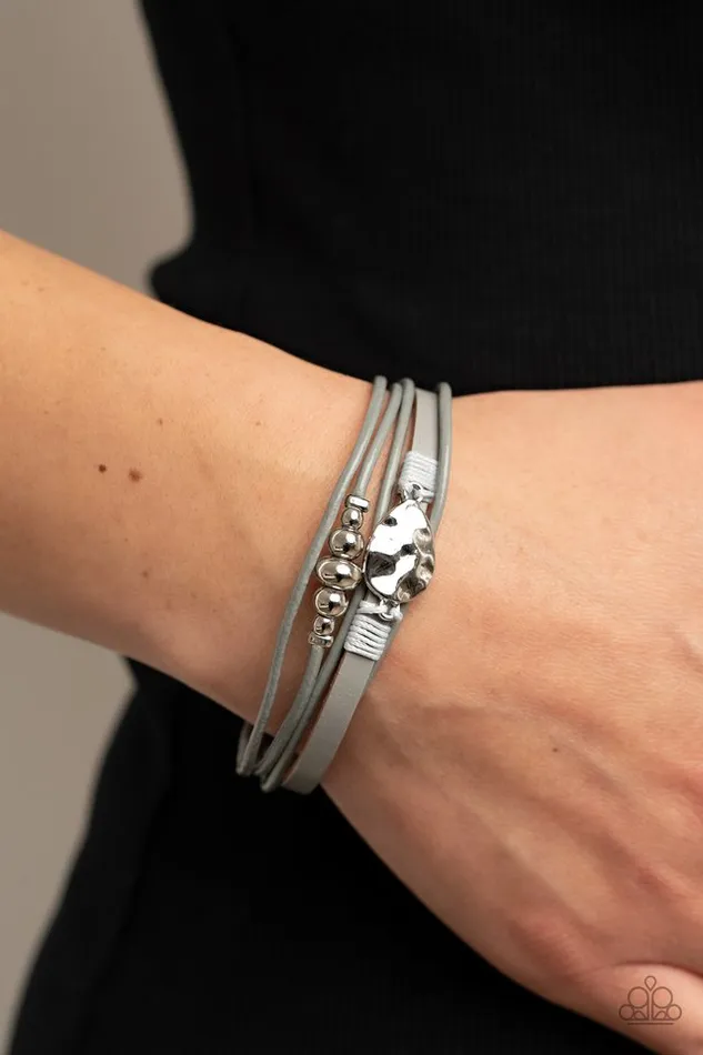 Paparazzi Bracelet Tahoe Tourist Silver Paparazzi Jewelry Bracelets
