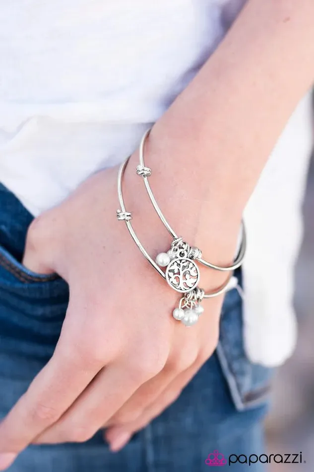 Paparazzi Bracelet Zen Party Silver Paparazzi Jewelry Bracelets