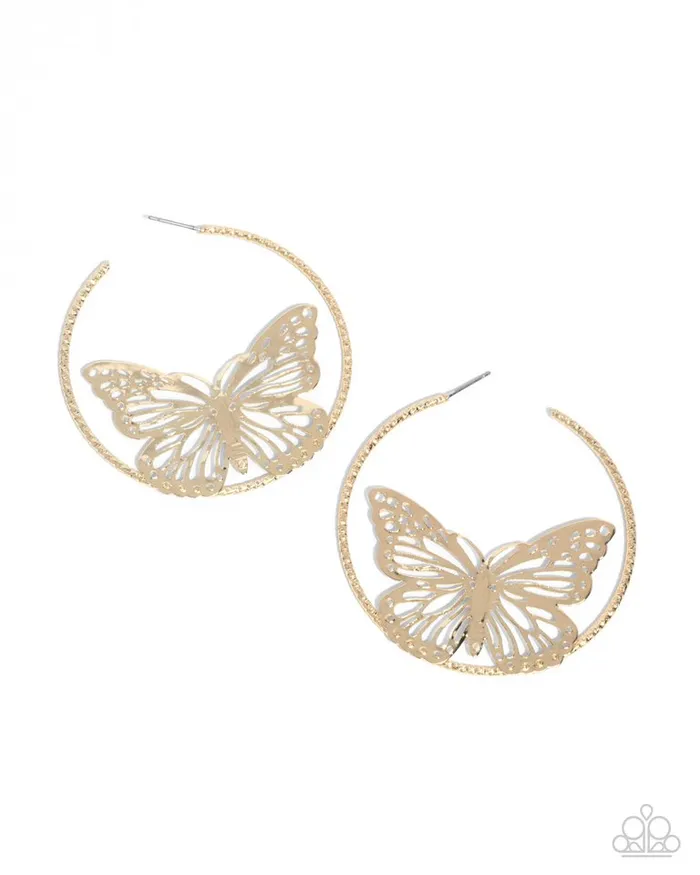 Paparazzi Earring Aerial Alias Gold Paparazzi Jewelry Earrings Paparazzi Earring Aerial Alias Gold Paparazzi Jewelry Earrings