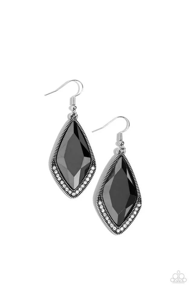 Paparazzi Earring Deco Dazzle Silver Paparazzi Jewelry Earrings Paparazzi Earring Deco Dazzle Silver Paparazzi Jewelry Earrings