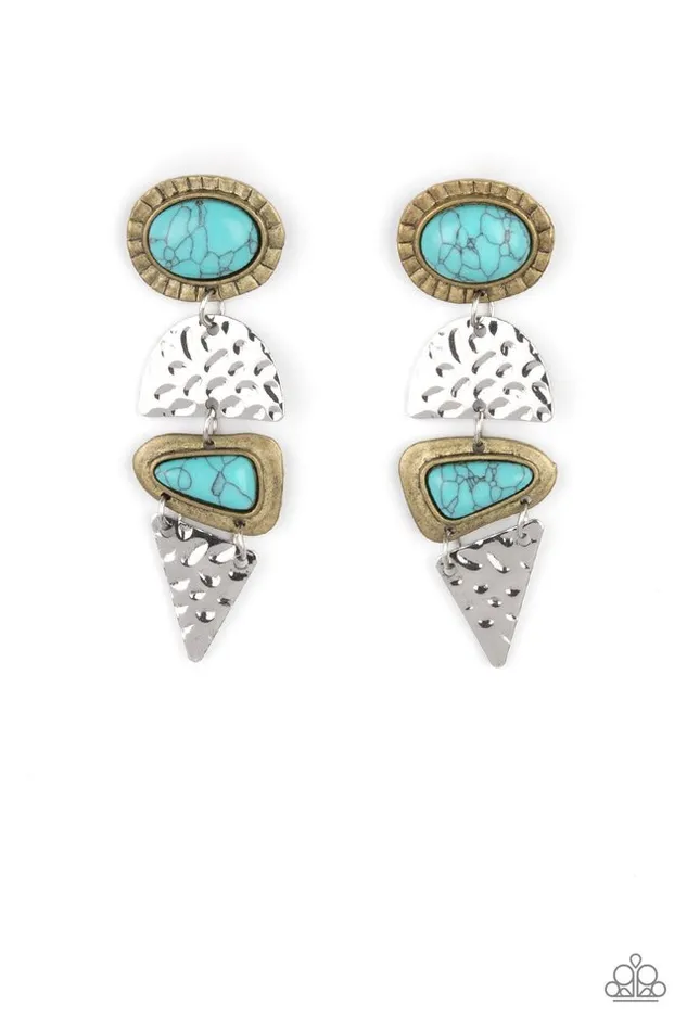 Paparazzi Earring Earthy Extravagance Multi Paparazzi Jewelry Earrings Paparazzi Earring Earthy Extravagance Multi Paparazzi Jewelry Earrings
