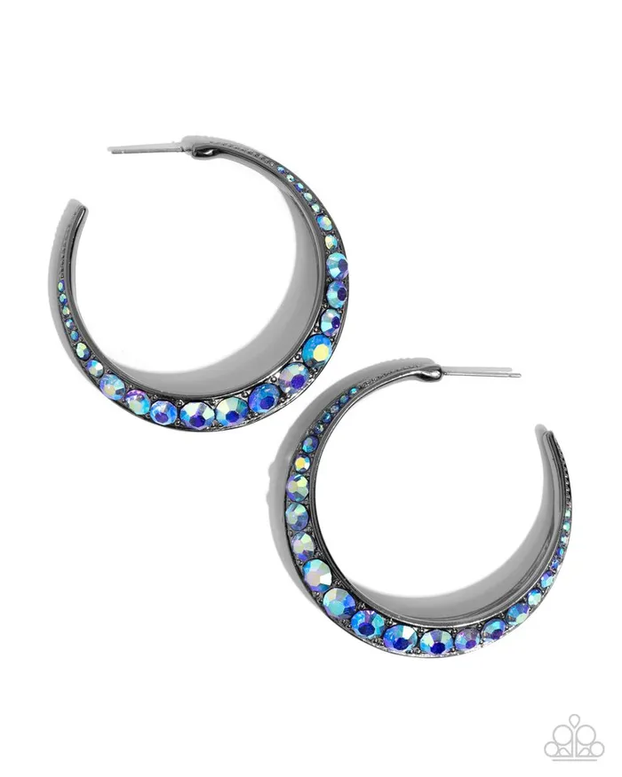 Paparazzi Earring Embedded Edge Blue Paparazzi Jewelry Earrings Paparazzi Earring Embedded Edge Blue Paparazzi Jewelry Earrings