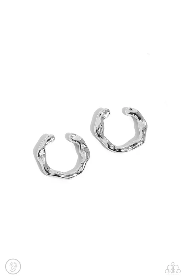 Paparazzi Earring Enigmatic Echo Silver Paparazzi Jewelry Earrings Paparazzi Earring Enigmatic Echo Silver Paparazzi Jewelry Earrings