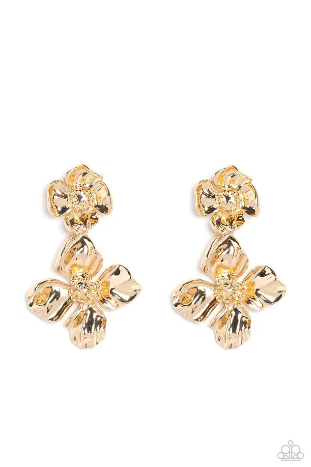 Paparazzi Earring Gilded Grace Gold Paparazzi Jewelry Earrings Paparazzi Earring Gilded Grace Gold Paparazzi Jewelry Earrings