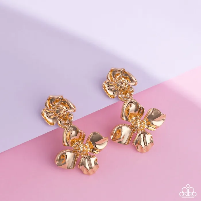 Paparazzi Earring Gilded Grace Gold Paparazzi Jewelry Earrings Paparazzi Earring Gilded Grace Gold Paparazzi Jewelry Earrings