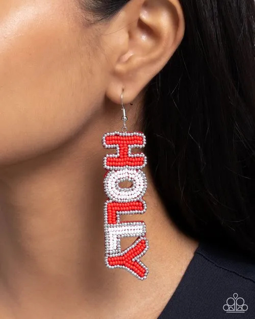Paparazzi Earring Jolly Holiday Paparazzi Jewelry Earrings