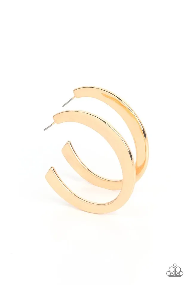 Paparazzi Earring Learning Curve Gold Paparazzi Jewelry Earrings Paparazzi Earring Learning Curve Gold Paparazzi Jewelry Earrings