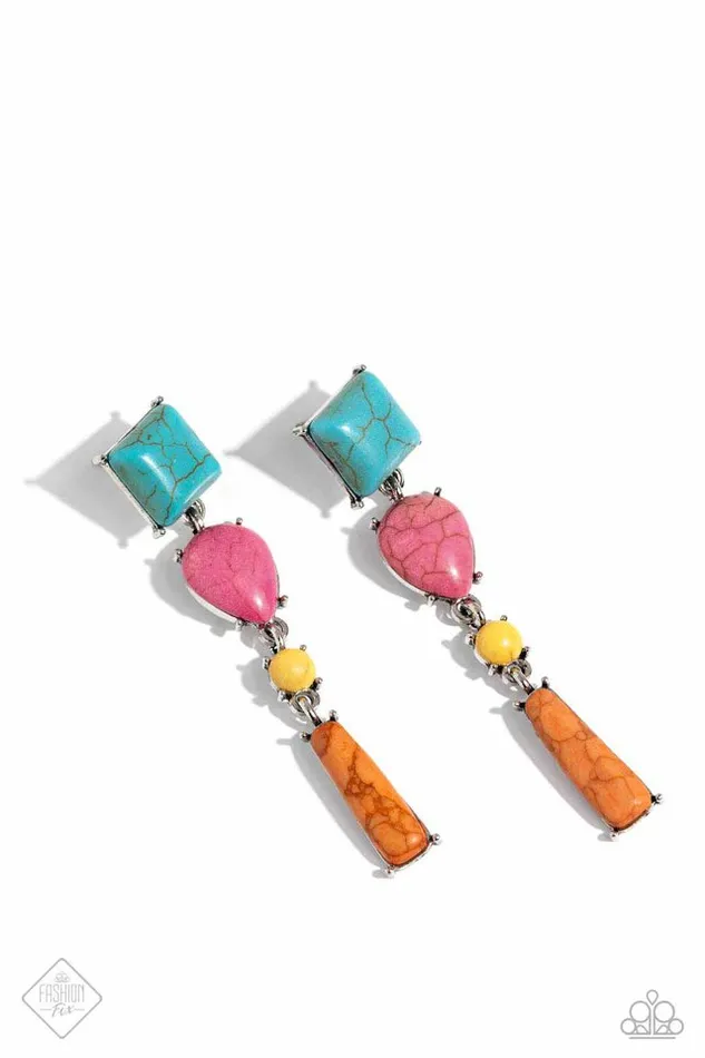 Paparazzi Earring Saharan Sabbatical Blue Paparazzi Jewelry Earrings Paparazzi Earring Saharan Sabbatical Blue Paparazzi Jewelry Earrings