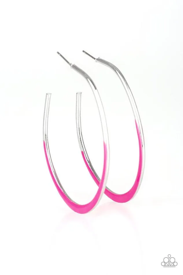 Paparazzi Earring So SerenDIPitous Pink Paparazzi Jewelry Earrings