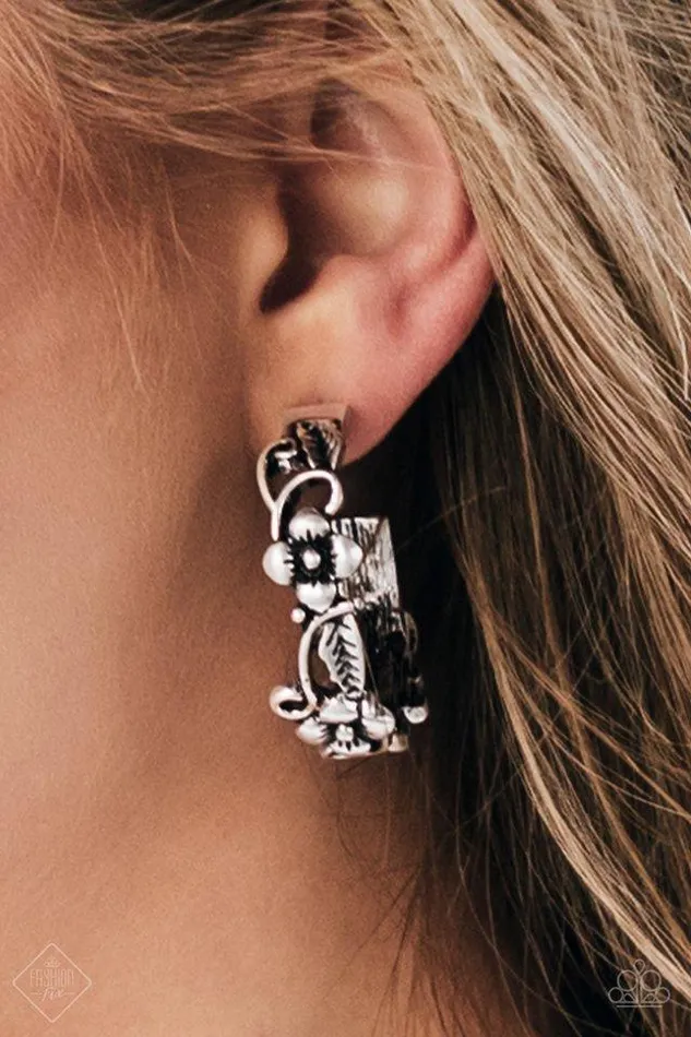 Paparazzi Earrings Garden County Silver Paparazzi Jewelry Earrings