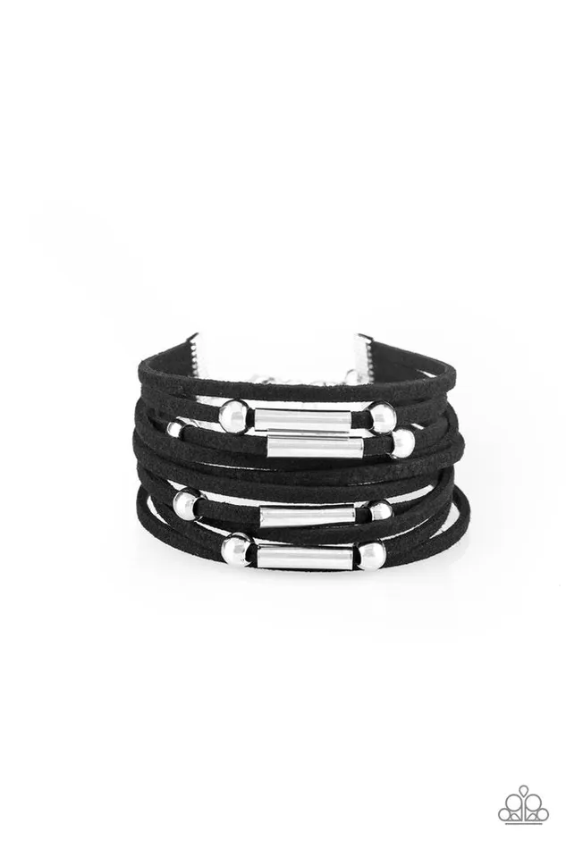 Paparazzi Jewelry Bracelets Paparazzi Bracelet Back To BACKPACKER Black Paparazzi Jewelry Bracelets Paparazzi Bracelet Back To BACKPACKER Black
