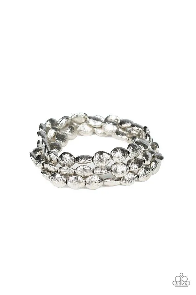 Paparazzi Jewelry Bracelets Paparazzi Bracelet Basic Bliss Silver